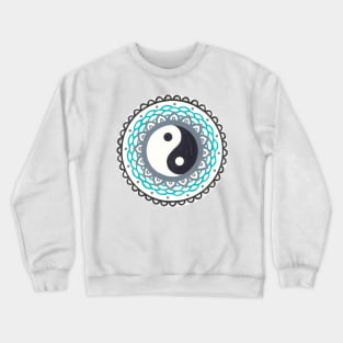 Mandala Yin and Yang, variant 1 Crewneck Sweatshirt